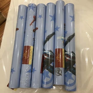 Cuộn decal giấy dán tường siêu nhân khổ 0.45x10m