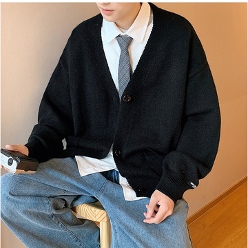 Áo cardigan nam màu trơn kiểu dáng Hàn Quốc  Shop Haul - AC-B01