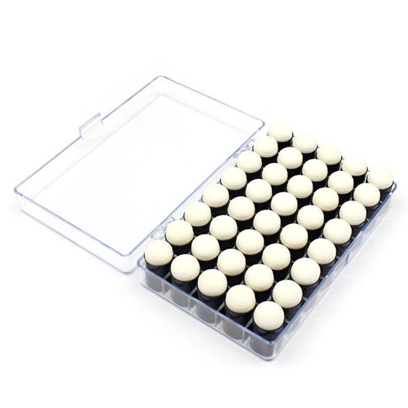 Bộ 40 Miếng Mút Xốp Đeo Ngón Tay Nhiều Màu Sắc Dùng Vẽ Tranh Cho Trẻ Em DIY