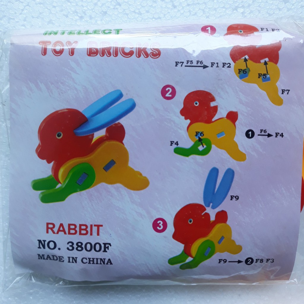 Bộ lắp ráp 3 con thú