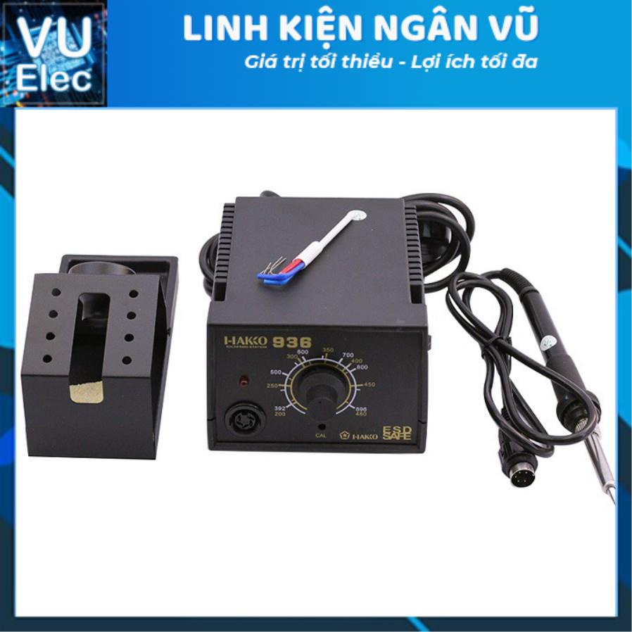 Trạm Hàn Hakko936 - Máy Hàn điều chỉnh nhiệt độ Hakko 936 60W Chính Hãng Bảo Hành 6 tháng