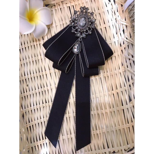 Tag Nơ Cài Áo Handmade Cao Cấp