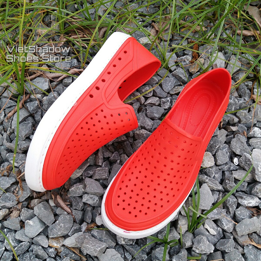 Giày nhựa kiểu Citilane - Chất liệu nhựa EVA siêu nhẹ - 3 màu đen, navy và đỏ - Mã SP 102