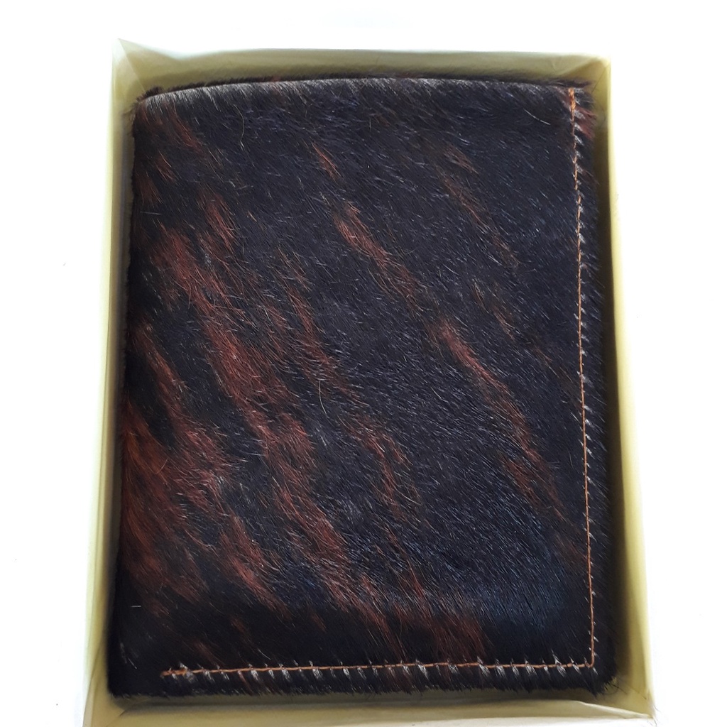Ví Nam Đứng Da Bò Thật Nguyên Lông Đẹp Độc Lạ HKT Shop VN357