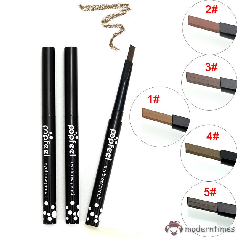 [Hàng mới về] Bút chì kẻ lông mày Popfeel đầu xoay tự động chống nước chuyên nghiệp