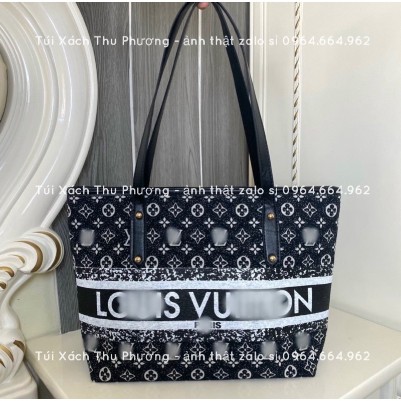 Túi công sở - Túi xách tote size đại đi làm, đi chơi hoạ tiết chữ HÀNG ĐẸP đựng cả thế giới (giá sỉ)