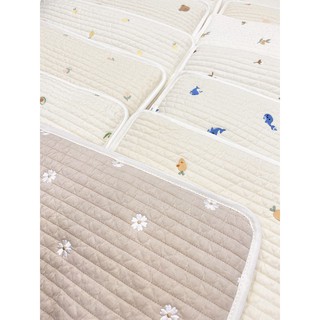 Gối Nằm Điều Hòa Hình Chữ Nhật Dot-To-Dot & Malolotte Hàn Quốc Cool Air pillow Họa Tiết Đáng Yêu