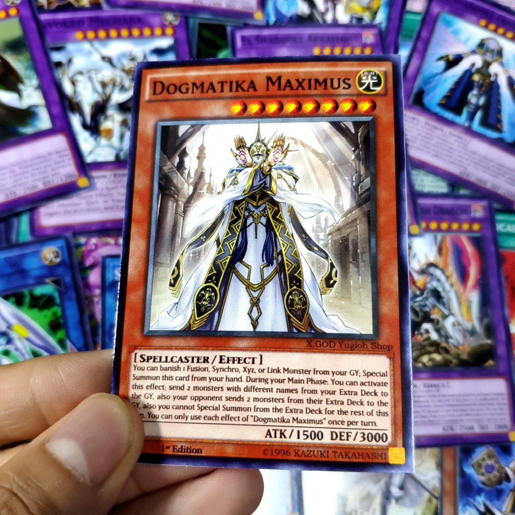 Bài Yugioh ❤️FREESHIP❤️ Thẻ bài Yugioh Dogmatika Invocked deck 54 lá