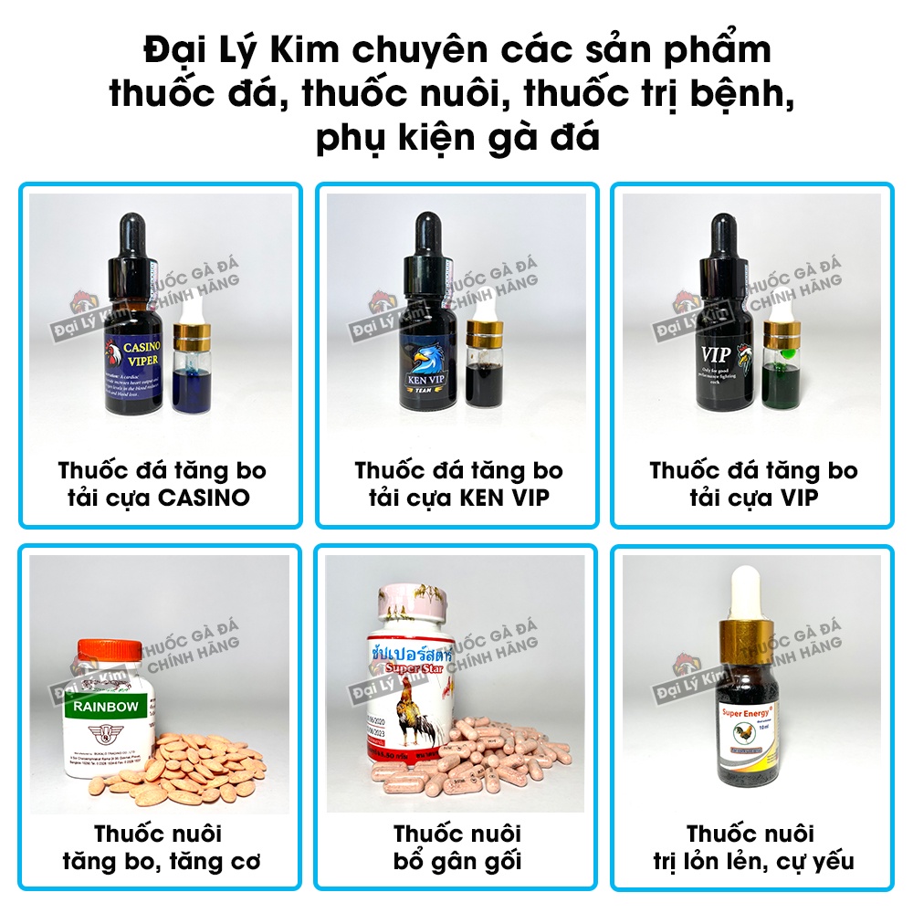 Sản phẩm cho gà té gió One Xanh, chai 5ml, nhập khẩu Thái Lan chính hãng