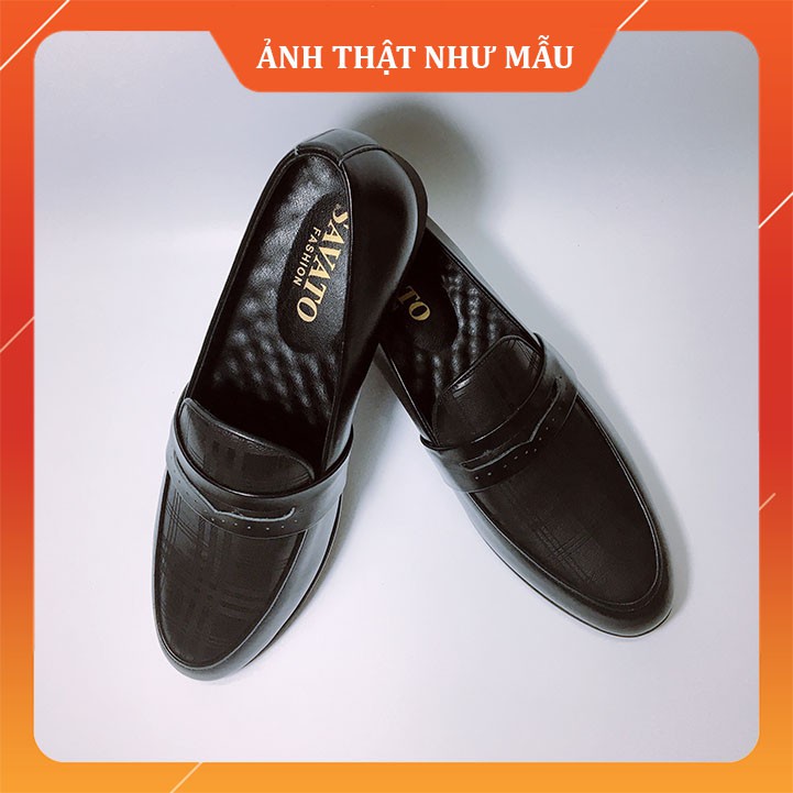 Giày lười công sở nam [DA BÒ THẬT 100%-CÓ VIDEO] Giày lười đế cao hot trend 2020  | BigBuy360 - bigbuy360.vn