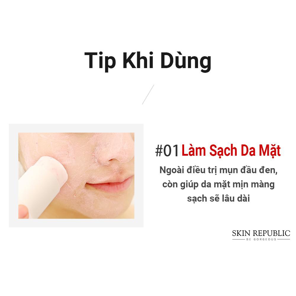 Sáp giảm mụn đầu đen, giảm sợi bã nhờn So'Natural Red Peel Clear Stick 23g - HAFA STORE _ So Natural Chính Hãng