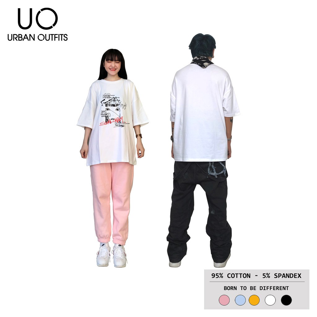 Áo Thun Tay Lỡ Nữ Nam Form Rộng URBAN OUTFITS In MẶT NGƯỜI ATO19 Cotton 4 Chiều Local Brand