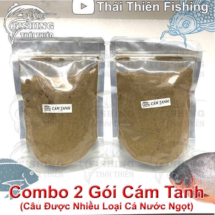 Combo 2 Gói Cám Tanh Câu Được Các Loại Cá Nước Ngọt Chép, Rô Phi, Tra, Trê, Chim