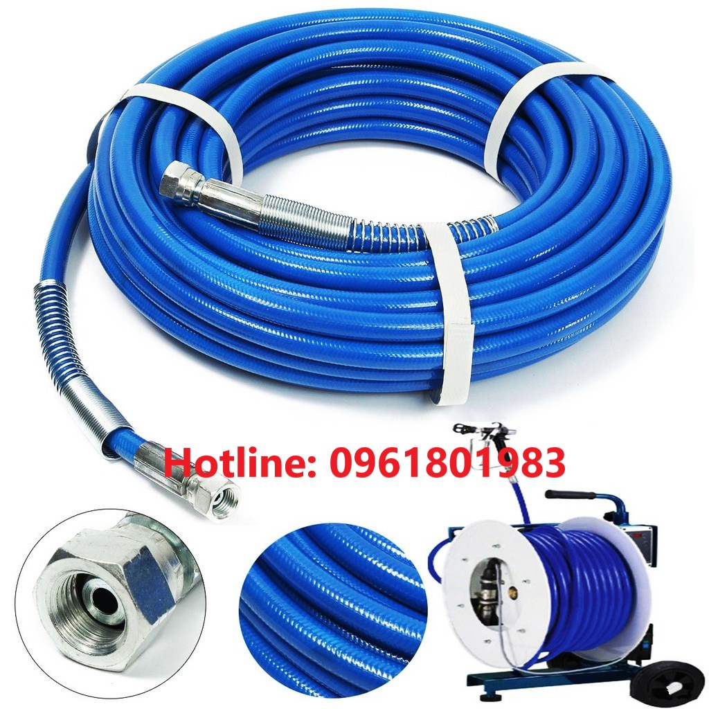 Dây phun sơn công nghiệp 10m có khả năng chịu áp lực cao