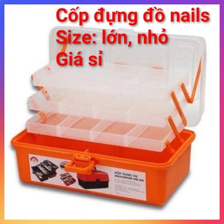 Cốp nhựa 4 tầng đựng đồ nails -mi - make up