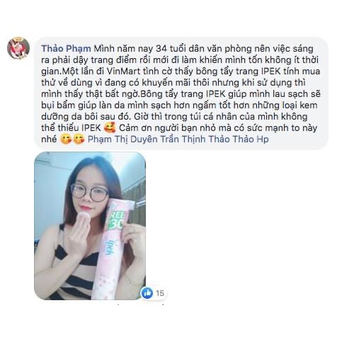 Bông Tẩy Trang IPEK Thổ Nhĩ Kỳ 150 (120 + 30) Miếng/ gói 💖 IPEK Coton Pads | BigBuy360 - bigbuy360.vn