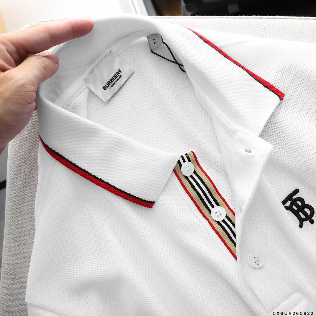 Áo thun polo thời trang, áo thuncổ trụ nam, mắt vải cá mập xịn mịn, logo thêu siêu nét 260822