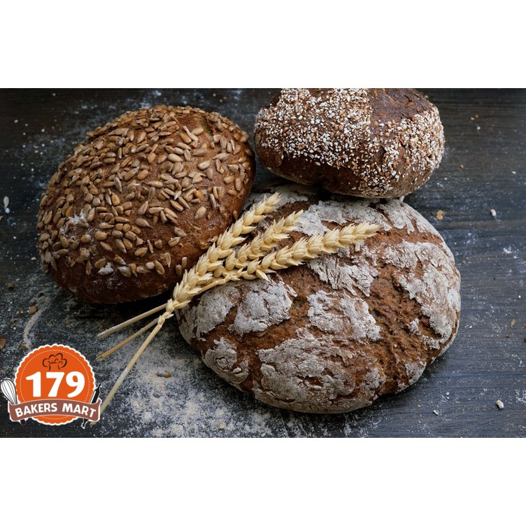 Bột bánh mì lúa mạch đen Puratos - Bột bánh mi đen 1kg(Puravita Dark)
