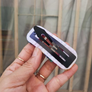Kẹp tóc vuông 7 màu cầu vồng (Kt:3×8cm)