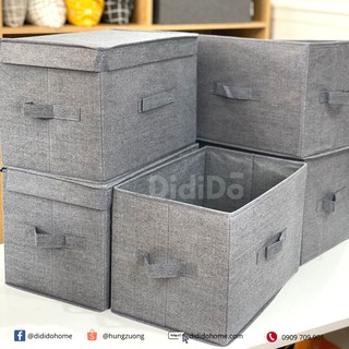 Combo 12 hộp đựng đồ có nắp 38cm