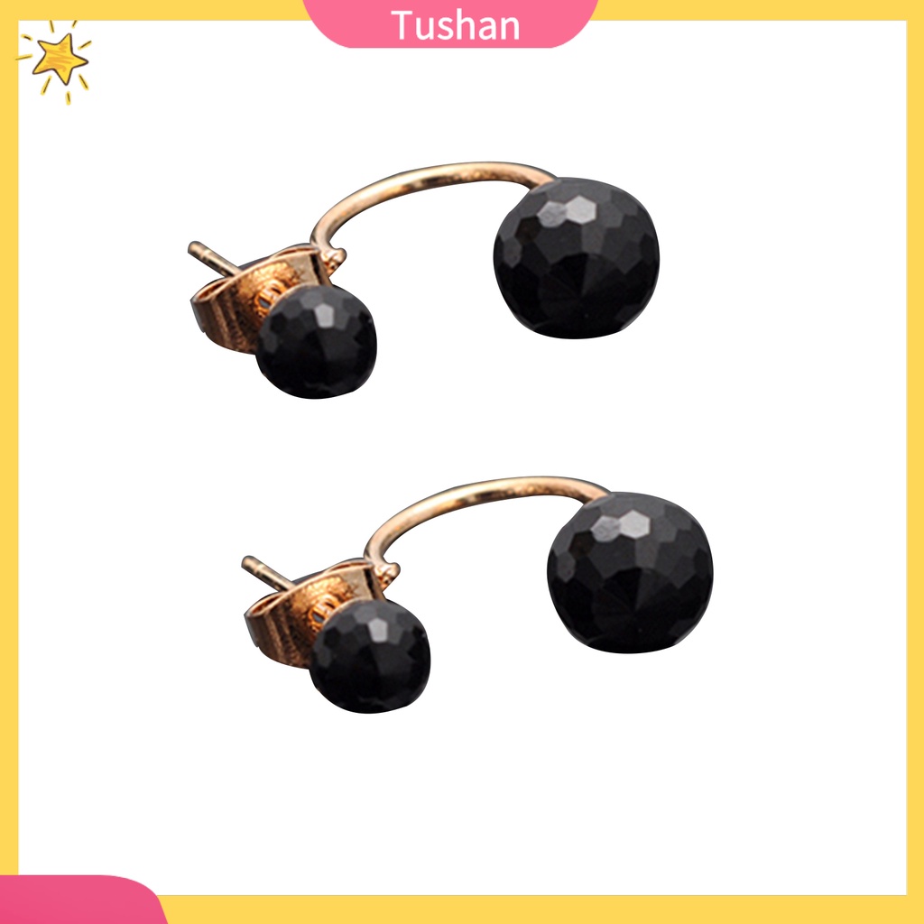 Khuyên tai nữ đính ngọc thời trang 2018