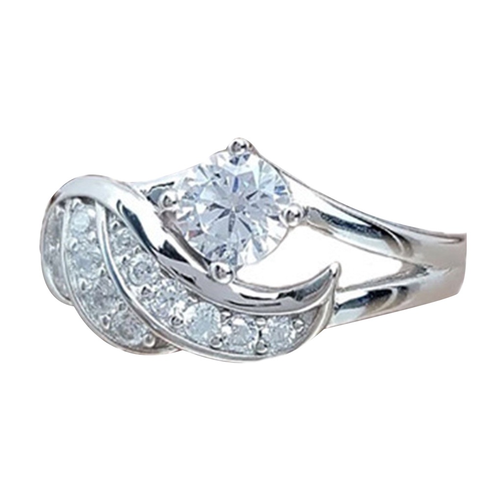 Nhẫn Hình Cánh Thiên Thần Đính Đá Thời Trang Dành Cho Nữ