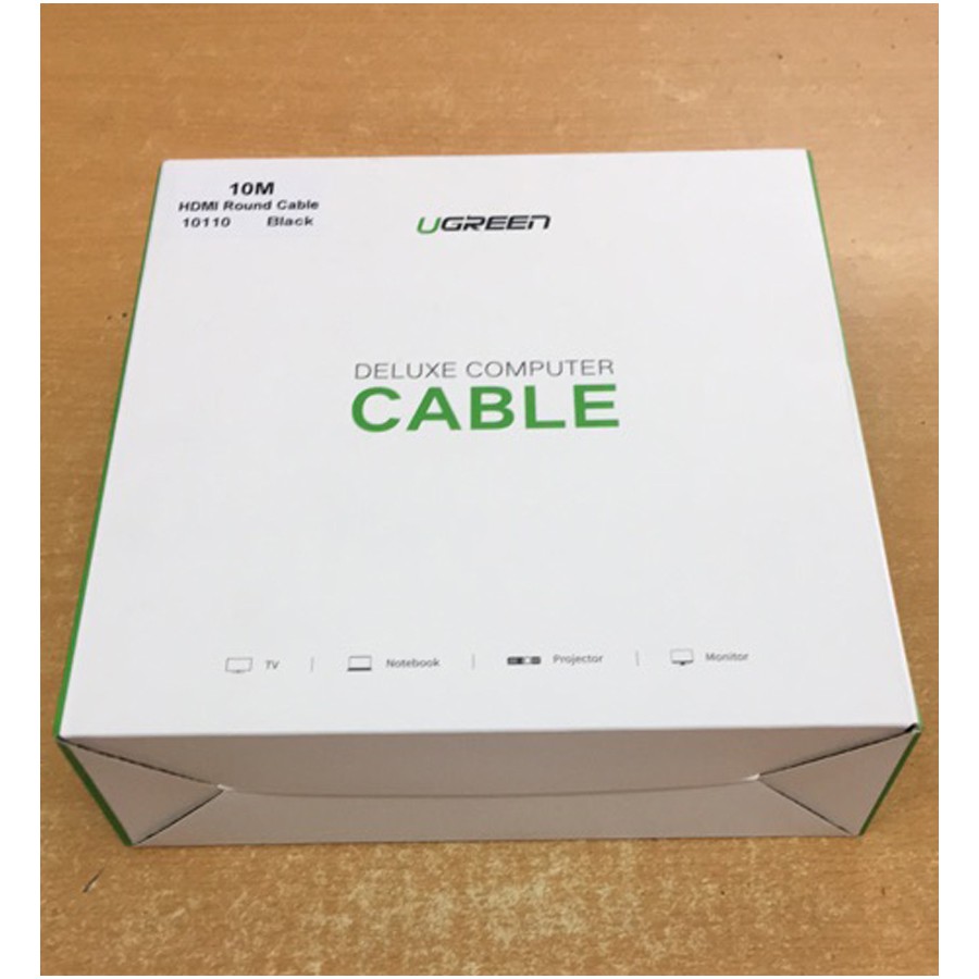 Cáp HDMI Ugreen 10110 dài 10m chuẩn HDMI 1.4 hỗ trợ Full HD,4K cao cấp - Hapustore