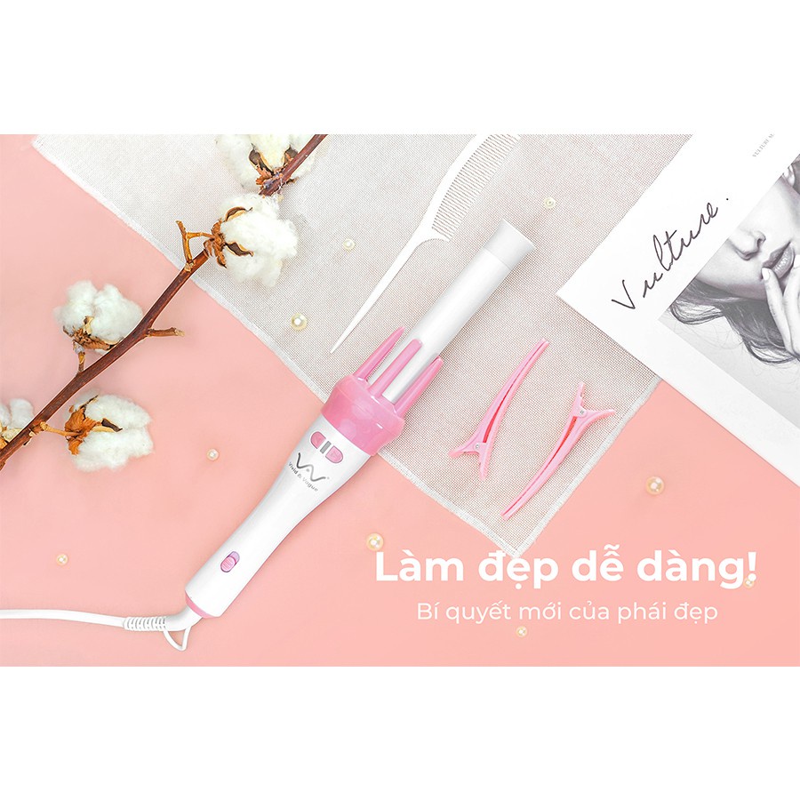 Máy Uốn Xoăn Tóc Xoay Tự Động 360 Vivid Vogue.