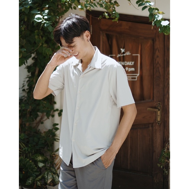 [HÀNG THIẾT KẾ] Áo sơ mi Simon Cuban Shirt, Thiết kế cổ cuban, Chất liệu mềm mại, thoáng mát | BigBuy360 - bigbuy360.vn