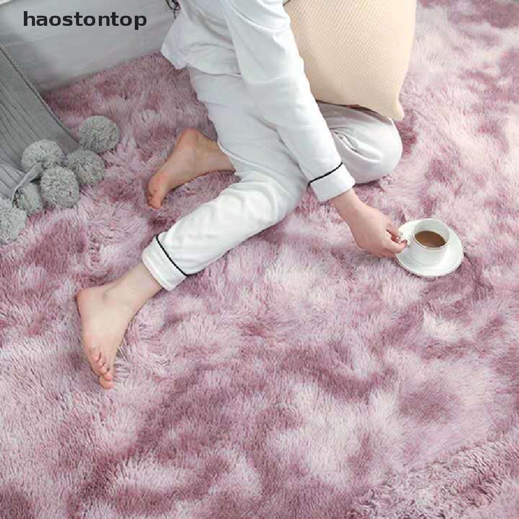 Thảm Lông Lót Sàn Mềm Mại Chống Trượt Dùng Trang Trí Phòng Ngủ / Phòng Khách