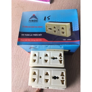 Ổ cắm 3 ngả đa năng hinoki 2200w