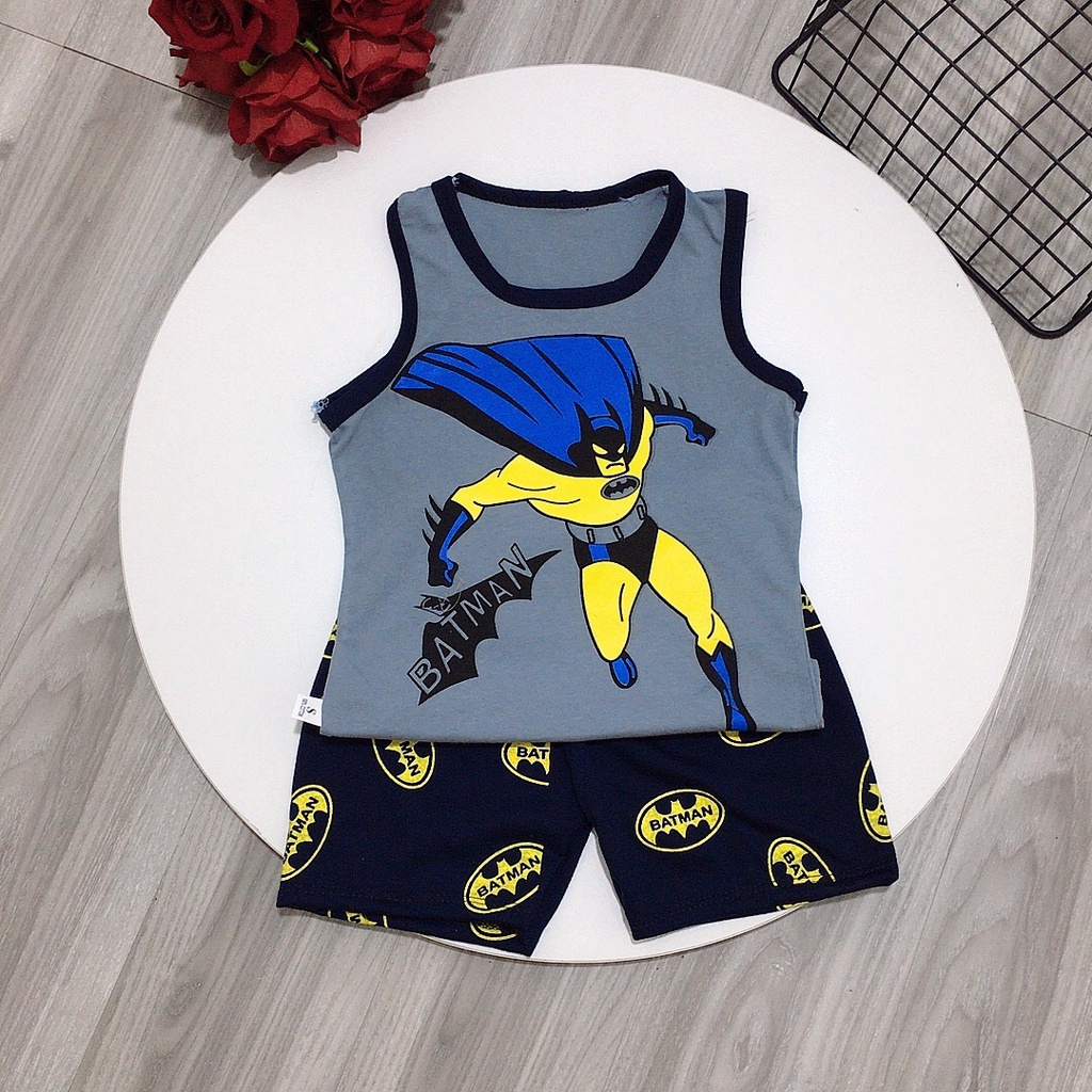 [MẪU MỚI] BỘ BA LỖ SIÊU NHÂN CHẤT COTTON MỀM MÁT CHO BÉ YÊU SIÊU CƯNG 18-21KG. VIDEO THẬT. XƯỞNG MAY BIBO