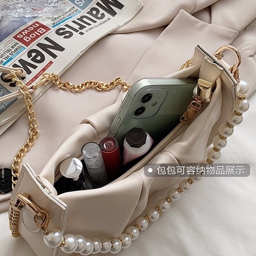 Túi xách nữ đeo chéo da gấp quai ngọc cao cấp sang chảnh hiện đại dành cho bạn gái CV31