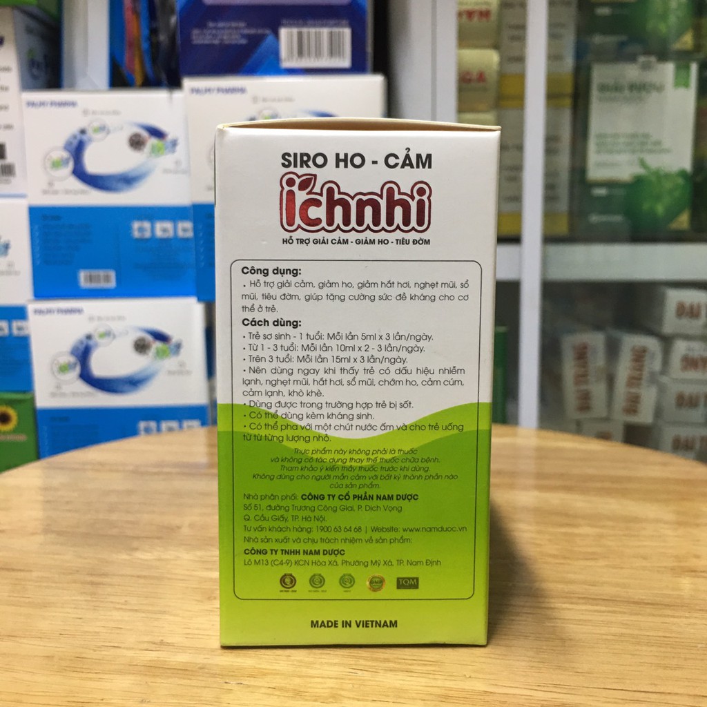 Siro Ho-Cảm Ích Nhi - Hộp 30 Gói