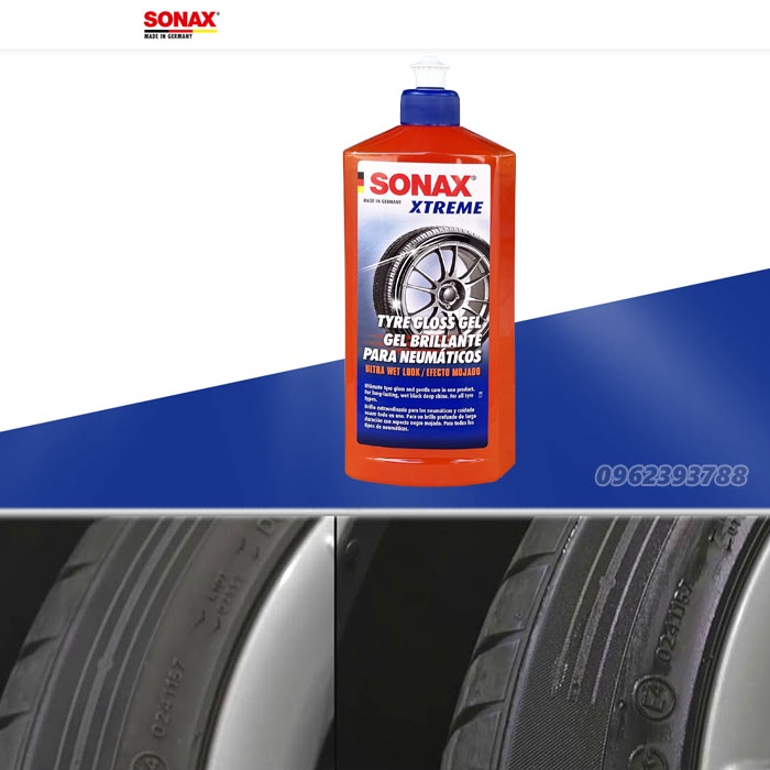 Bảo Dưỡng Lốp Xe Ô Tô Sonax Xtreme Tyre Gloss Gel 500ml