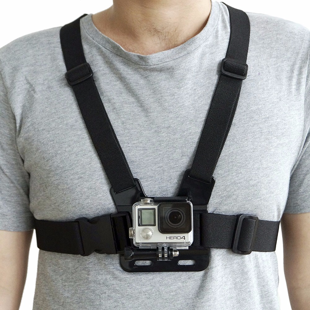 Dây Đeo Ngực Gắn Điện Thoại 360 Độ Cho Máy Ảnh GoPro Hero 10 9 8 DJI Action