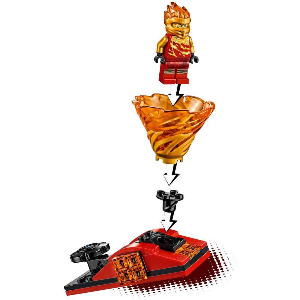 LEGO NINJAGO CON QUAY LỐC XOÁY THẦN TỐC - KAI ĐỐI ĐẦU VỚI SAMURAI - ĐỒ CHƠI CHÍNH HÃNG LEGO 70684