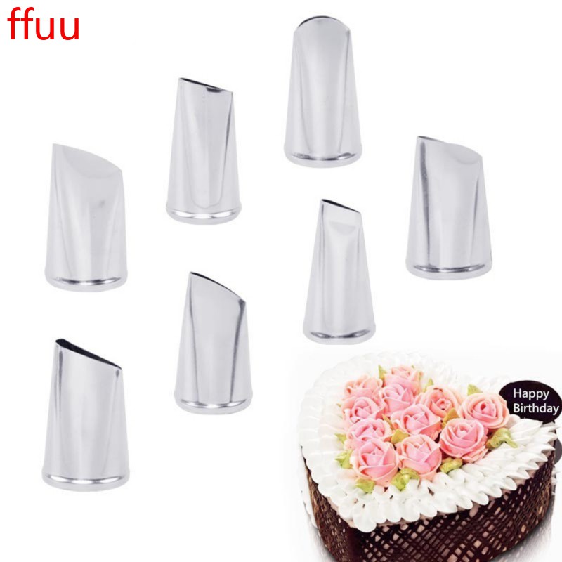 Set 7 Đầu Bắt Kem Trang Trí Bằng Thép Không Gỉ Cho Nhà Bếp