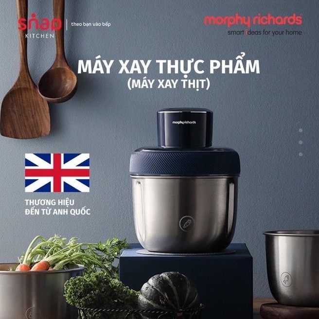 Máy xay thịt Morphy Richards 𝟑 𝐜𝐨̂́𝐢 𝐢𝐧𝐨𝐱 SnapKitchen - BẢO HÀNH 12 THÁNG - Helen Store