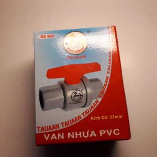 Compo 3 cái:Van nước pvc (phi 21, 27, 34) HÀNG TỐT.