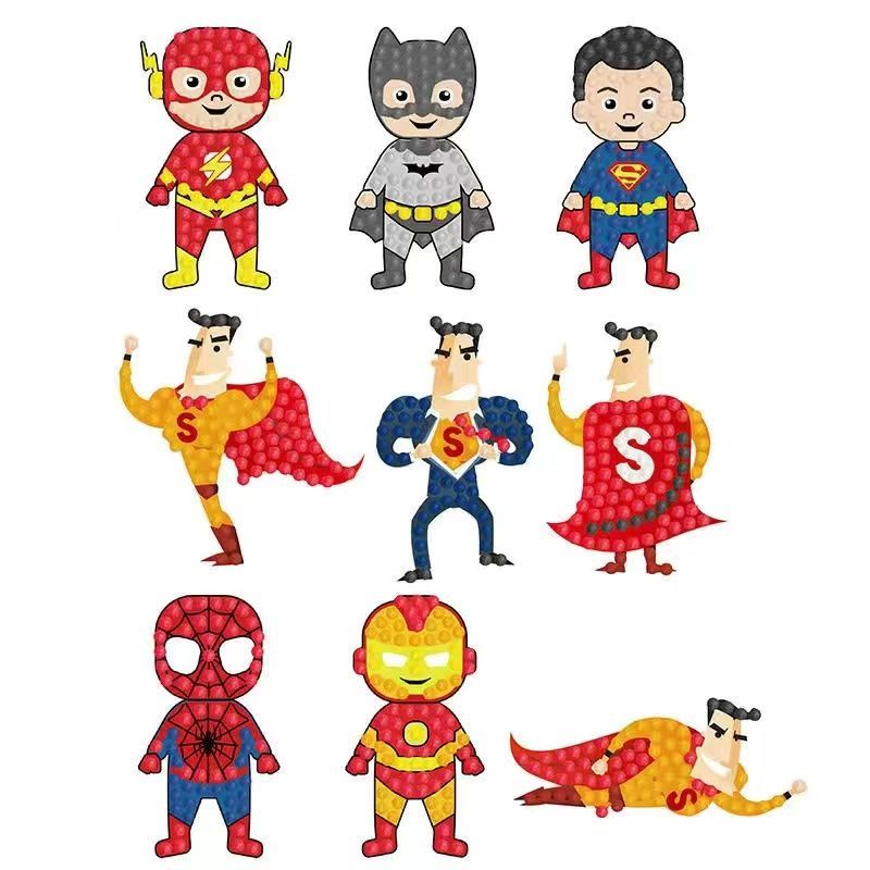 Đồ Chơi Tranh Đính Đá Tự Làm Hoạt Hình Dễ Thương Cho Bé