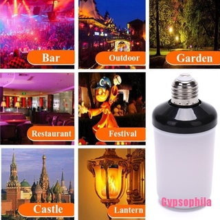Bóng Đèn Led E27 Hiệu Ứng Lửa Dùng Để Trang Trí