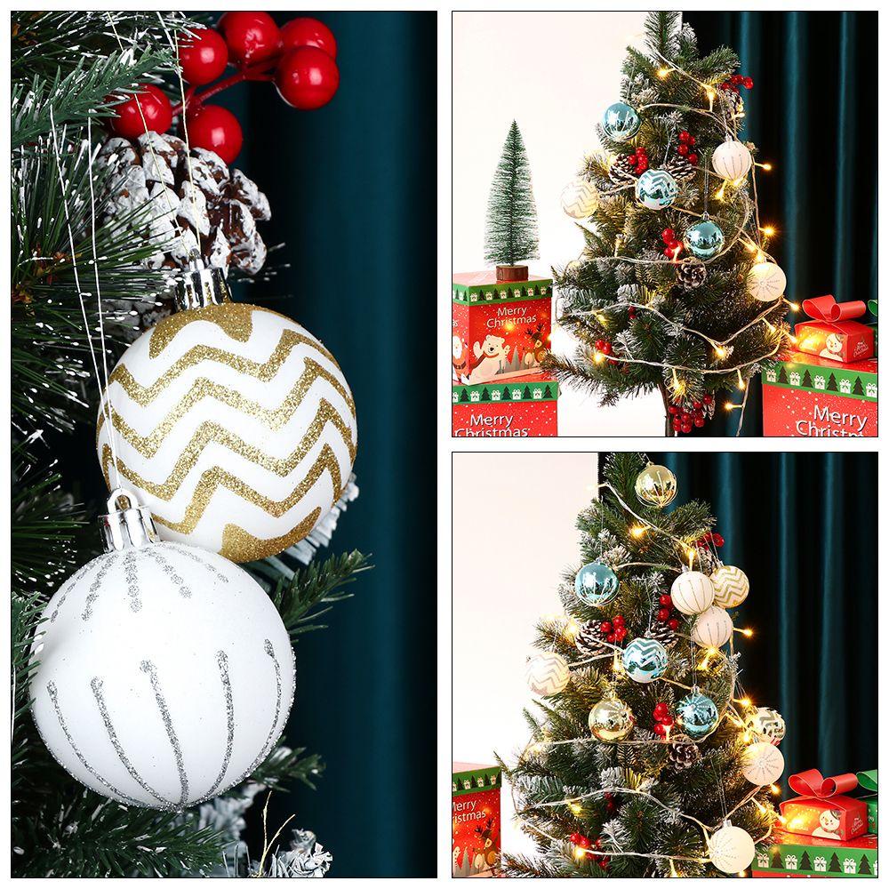 LET Set 24 Quả Châu Trang Trí Giáng Sinh