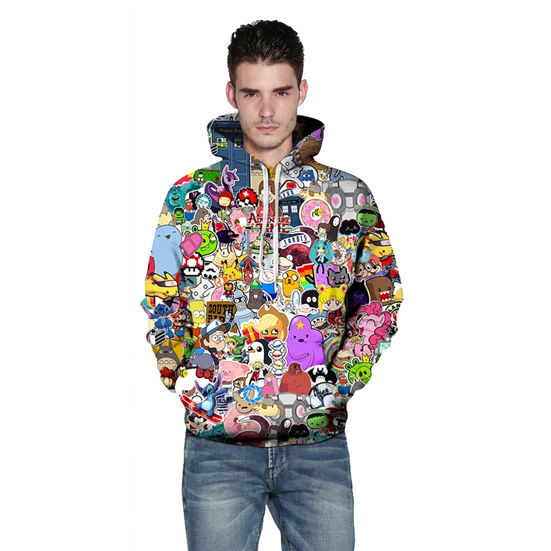 Áo Hoodie In Hình Hoạt Hình 3d Sáng Tạo Cho Nam Nữ | BigBuy360 - bigbuy360.vn