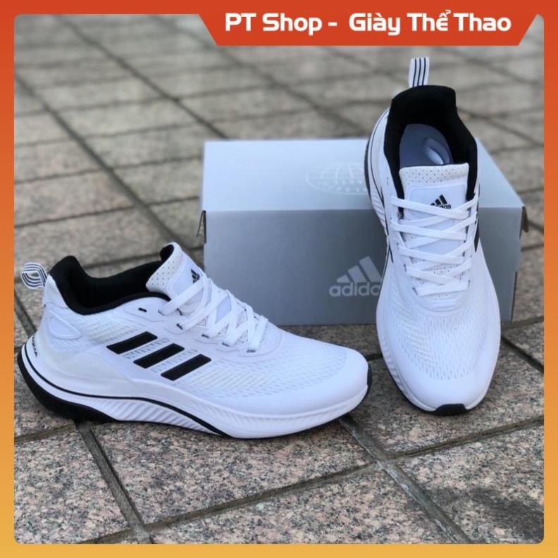 [FreeShip+ Hàng Xịn] Giày Sneaker Nam Nữ Adida,s Alphamagma Trắng vạch Đen, Giầy Alphabounce đen trắng ghi