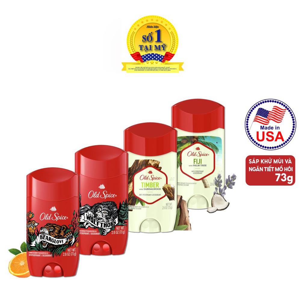 Lăn khử mùi nam Old Spice 30Shine phân phối chính hãng nhiều mùi hương lăn khử mùi hôi nách dạng sáp