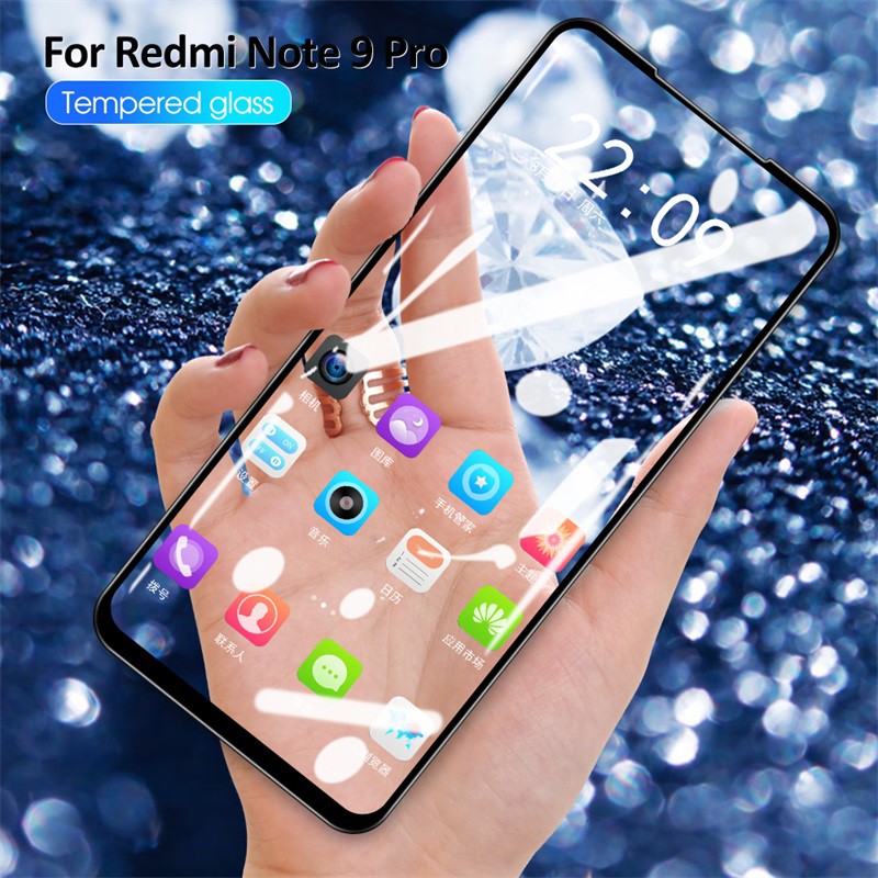 Kính Cường Lực 9D Bảo Vệ Màn Hình Cho Xiaomi Redmi Note 11 11S 10 9 8 Pro Max Poco M3 X3 GT 9S 10S 9T 9A 9C 9