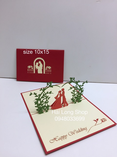 Đám cưới - Wedding - Thiệp 3D (3 mẫu )