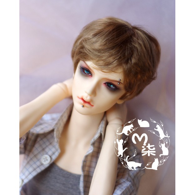 Tóc búp bê BJD 1/4 - kiểu nam