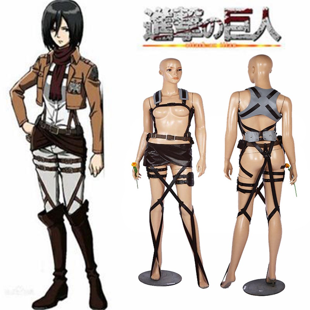 Dây đai da hóa trang Anime Attack on Titan thiết kế chắc chắn